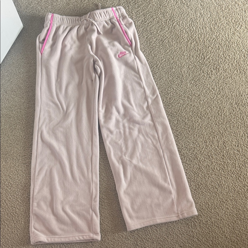 Nike Light Pink Fleece Pants